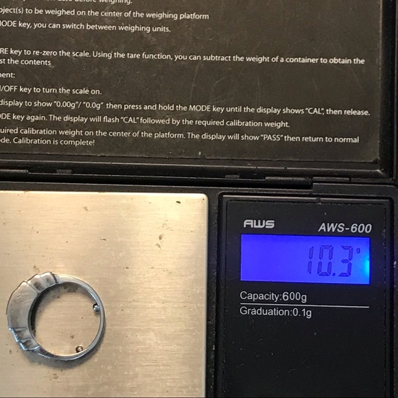 Platinum and diamond ring - Picture 5 of 8